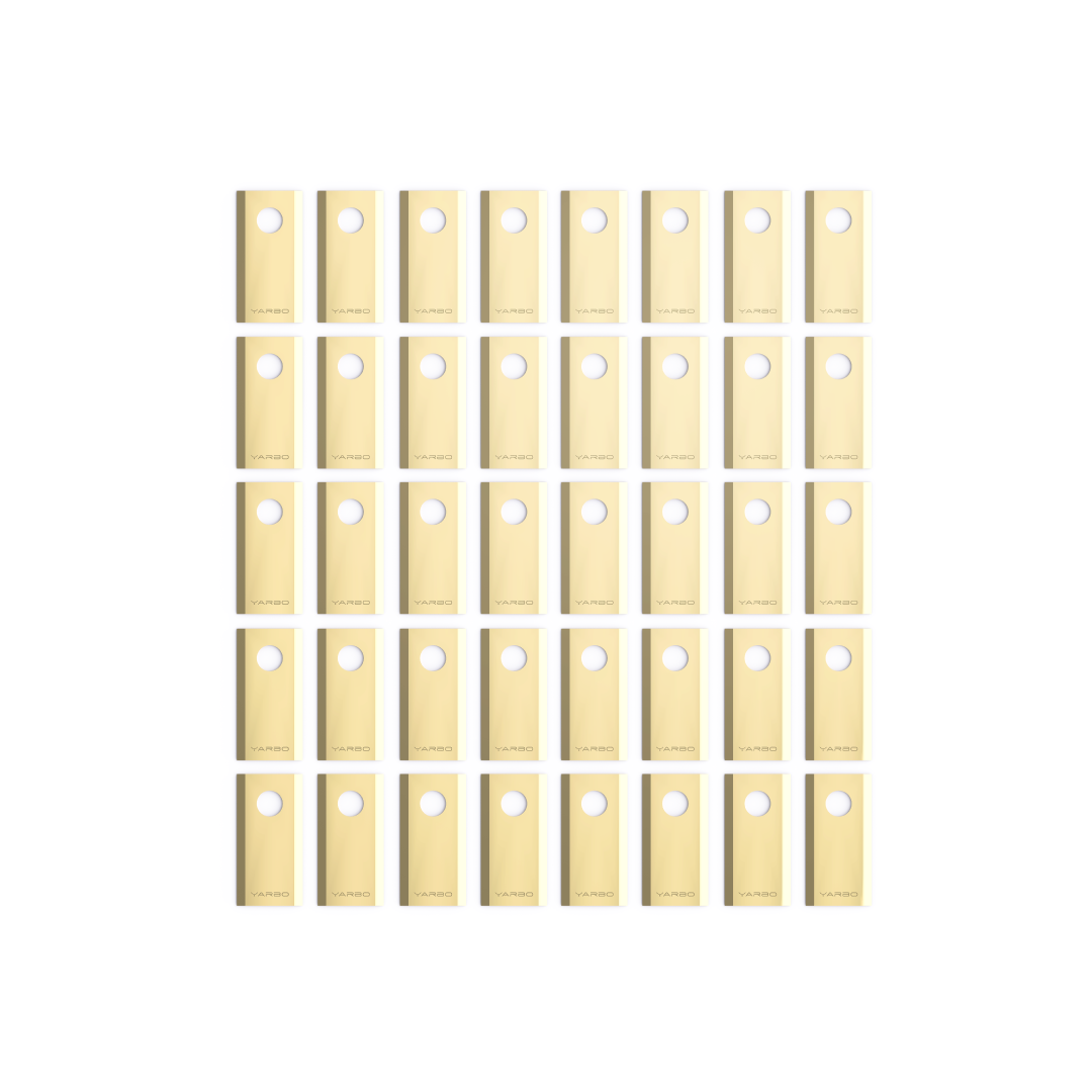 Yarbo Cutting Blades & Bolts 40 Pcs